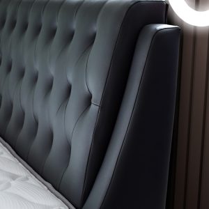 dark-grey-bed-headboard-coway-prime2-mattress-series